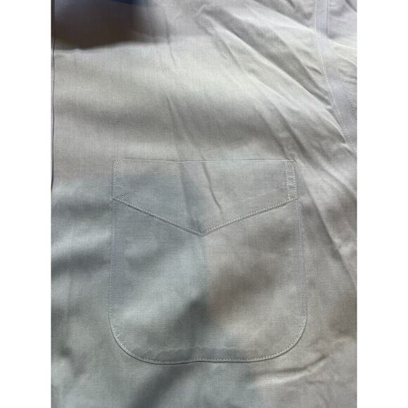 Brooks Brothers 1818 Blue Supima Non Iron Button Shirt Mens 16.5 - 33 long sleev - Picture 3 of 5